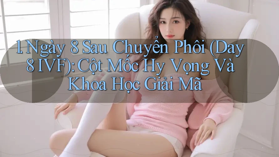 1. Ngày 8 Sau Chuyển Phôi (Day 8 IVF): Cột Mốc Hy Vọng Và Khoa Học Giải Mã