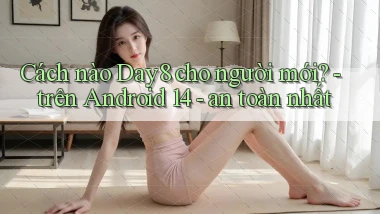 Cách nào Day8 cho người mới   trên Android 14   an toàn nhất