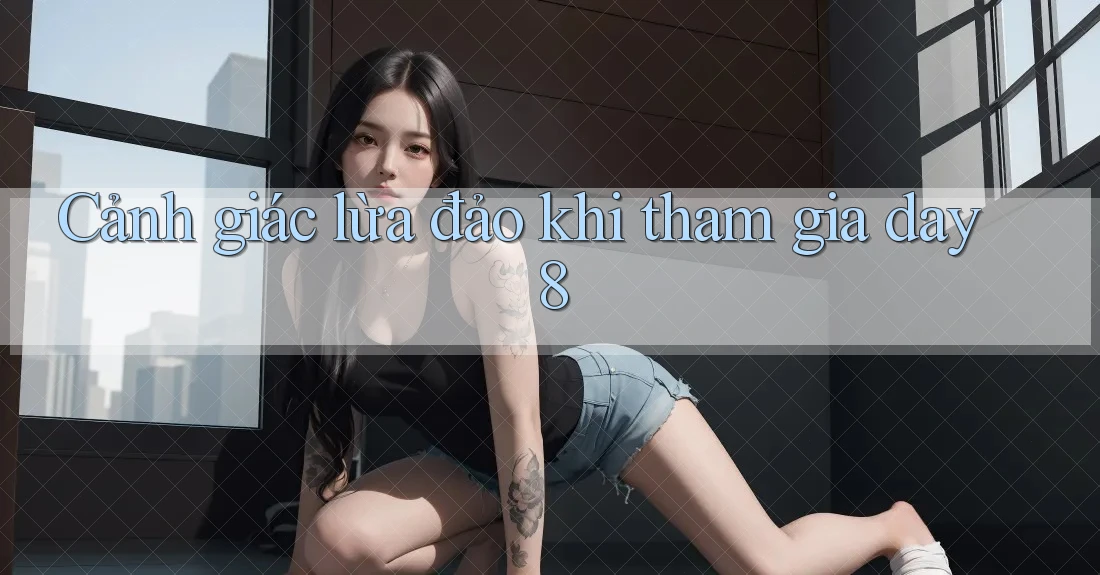 Cảnh giác lừa đảo khi tham gia day8