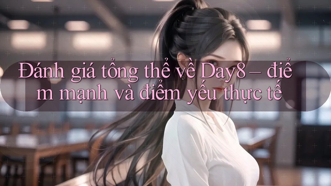 Đánh giá tổng thể về Day8 – điểm mạnh và điểm yếu thực tế