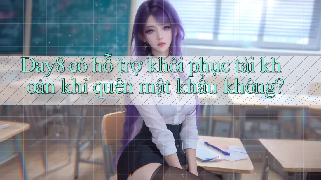 Day8 có hỗ trợ khôi phục tài khoản khi quên mật khẩu không?