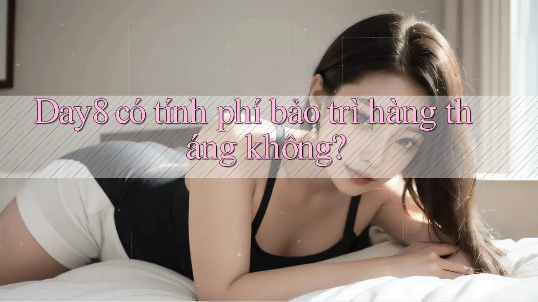 Day8 có tính phí bảo trì hàng tháng không?