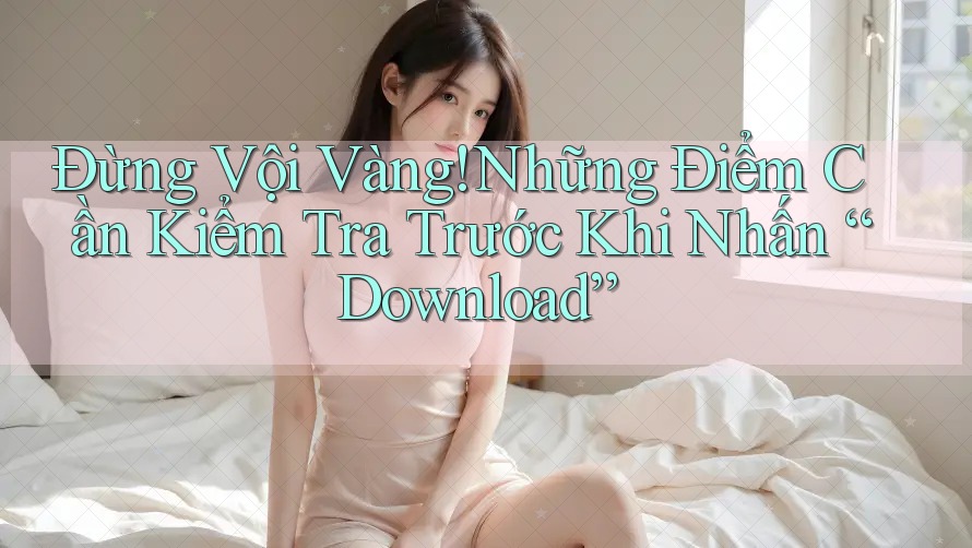 Đừng Vội Vàng! Những Điểm Cần Kiểm Tra Trước Khi Nhấn “Download”
