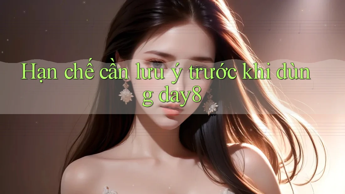 Hạn chế cần lưu ý trước khi dùng day8