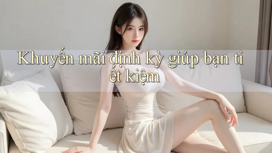 Khuyến mãi định kỳ giúp bạn tiết kiệm