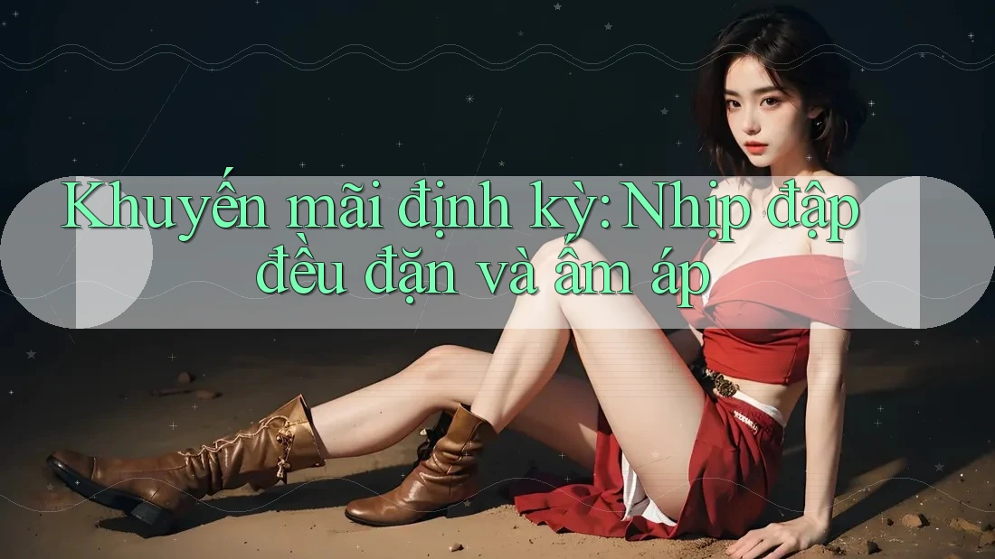 Khuyến mãi định kỳ: Nhịp đập đều đặn và ấm áp