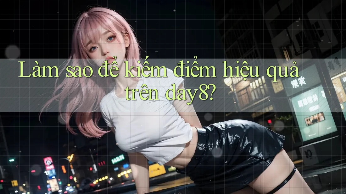 Làm sao để kiếm điểm hiệu quả trên day8?