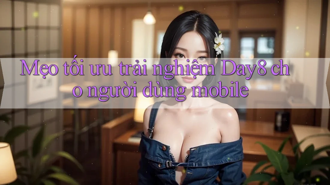 Mẹo tối ưu trải nghiệm Day8 cho người dùng mobile