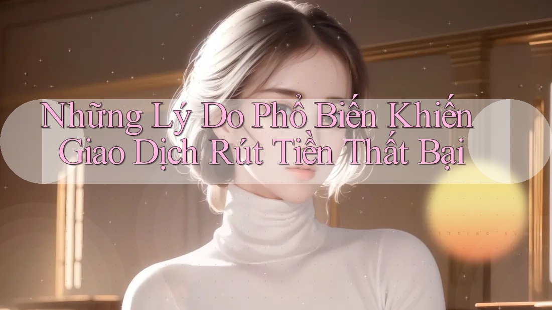 Những Lý Do Phổ Biến Khiến Giao Dịch Rút Tiền Thất Bại