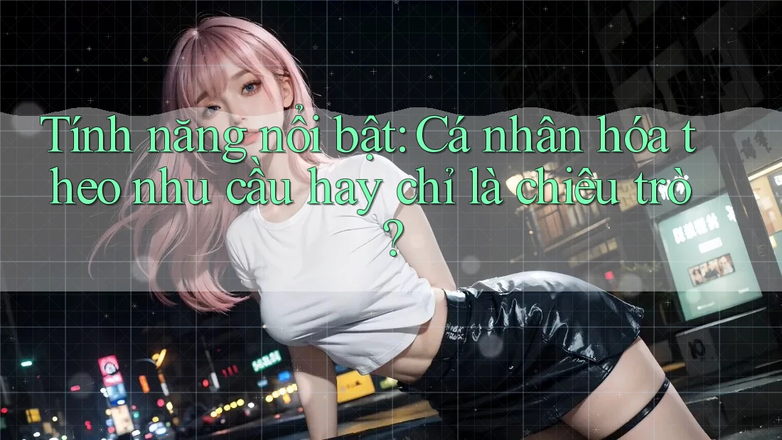Tính năng nổi bật: Cá nhân hóa theo nhu cầu hay chỉ là chiêu trò?
