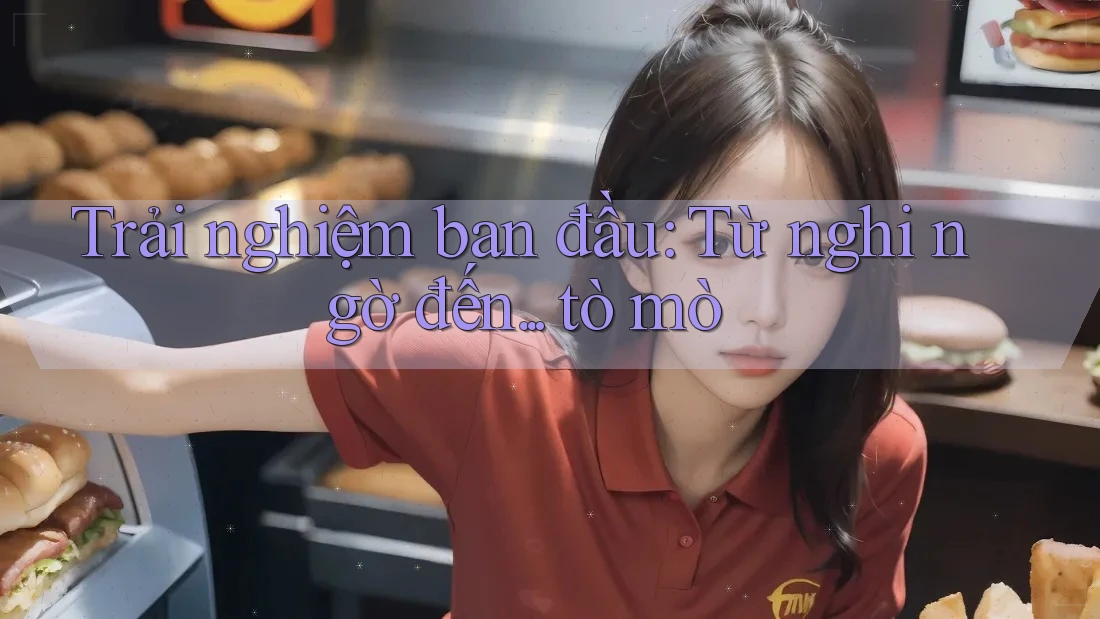 Trải nghiệm ban đầu: Từ nghi ngờ đến tò mò Trải nghiệm ban đầu: Từ nghi ngờ đến tò mò