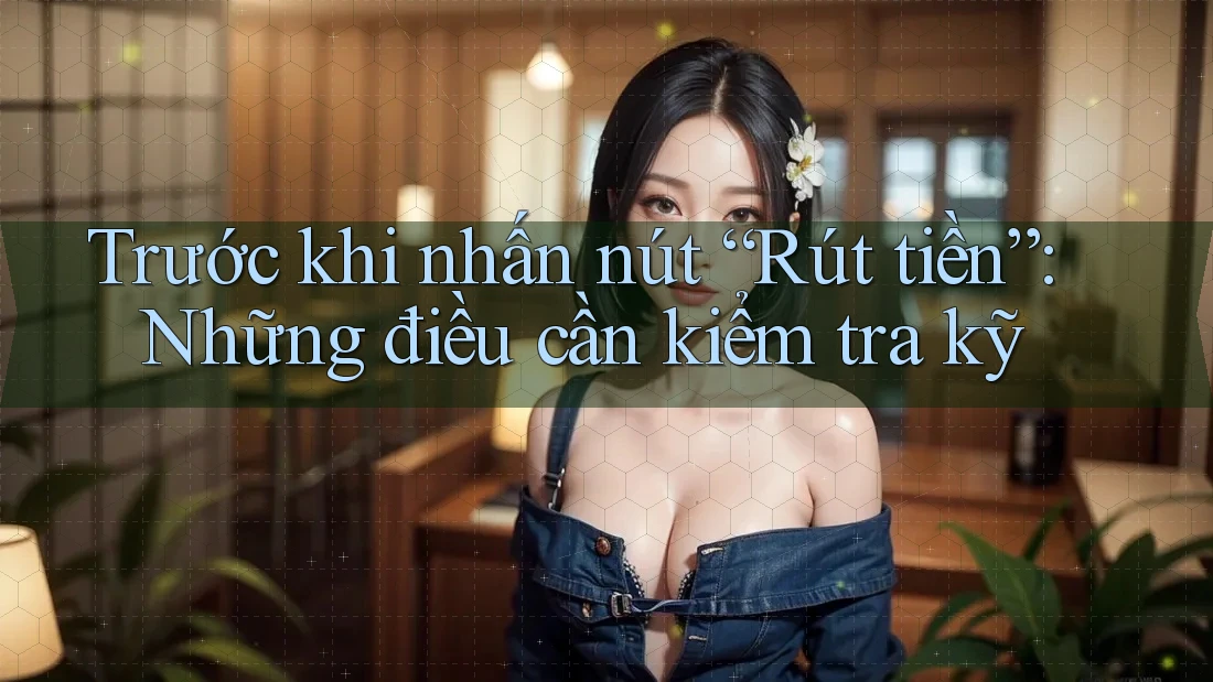 Trước khi nhấn nút “Rút tiền”: Những điều cần kiểm tra kỹ