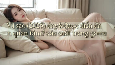 Vì sao (2025) day8 được diễn đàn quan tâm xác suất trong game